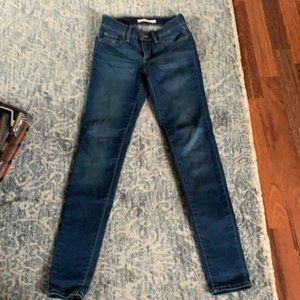 710 super skinny size 24 Levi jeans